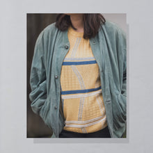 Lade das Bild in den Galerie-Viewer, Kapraun Jacke &quot;Ziegen-Velours&quot; 90er, blau/grün, L/XL
