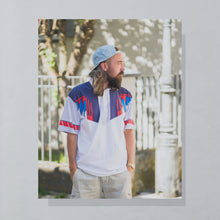Lade das Bild in den Galerie-Viewer, John F. Gee Poloshirt 90er, weiß, XL
