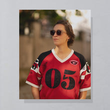 Lade das Bild in den Galerie-Viewer, FUBU Trikot 00er, rot, L/XL
