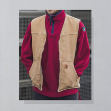 Lade das Bild in den Galerie-Viewer, Adidas Equipment Quarter Zip Polartec Fleece 90er, rot, L
