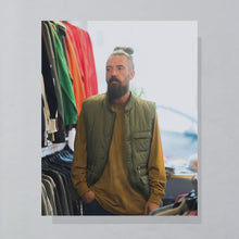 Lade das Bild in den Galerie-Viewer, Weste 90er/00er, grün, XL
