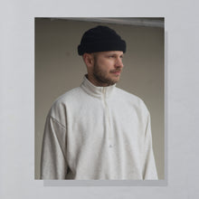 Lade das Bild in den Galerie-Viewer, Adidas Quarter Zip &quot;Basketball&quot; 2023, beige/grau, S/M breit
