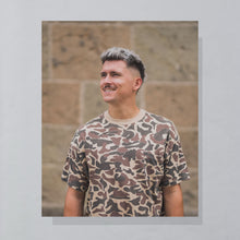 Lade das Bild in den Galerie-Viewer, Sportswear Plus T-Shirt "Vintage Allstars Camo Pocket Tee" 90er Made in the USA single stitch, mehrfarbig, XL
