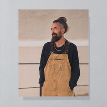 Lade das Bild in den Galerie-Viewer, Carhartt Latzhose "double knee carpenter" Made in Nicaragua, braun, 38/30
