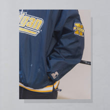 Lade das Bild in den Galerie-Viewer, Starter Windbreaker &quot;Michigan Wolverines&quot; 90er, blau, M sehr breit
