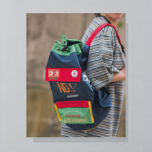 Lade das Bild in den Galerie-Viewer, Rucksack/Tasche 90er, blau
