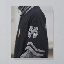 Lade das Bild in den Galerie-Viewer, Adidas Trainingsjacke &quot;Dikembe Mutombo 55&quot; 90er, schwarz, L
