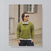 Lade das Bild in den Galerie-Viewer, Wissmach Quarter Zip 00er, grün, M/L Damen
