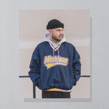 Lade das Bild in den Galerie-Viewer, Starter Windbreaker &quot;Michigan Wolverines&quot; 90er, blau, M sehr breit
