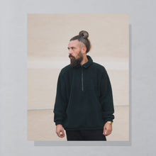 Lade das Bild in den Galerie-Viewer, Vaude Quarter Zip Fleece - polartec EcoLoc - 90er/00er, grün, L/XL
