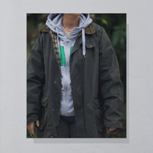Lade das Bild in den Galerie-Viewer, MC Orvis Wachsjacke Made in England, grün, L
