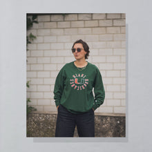 Lade das Bild in den Galerie-Viewer, Russell Athletic Longsleeve "Miami Hurricanes", grün, XL
