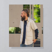 Lade das Bild in den Galerie-Viewer, Hemd 90er, grau, XL
