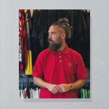 Lade das Bild in den Galerie-Viewer, Nice Man x Ferrari Poloshirt "Michael Schumacher" 1996, rot, L
