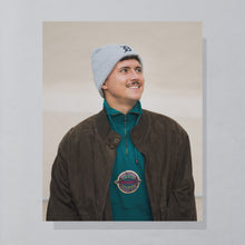 Lade das Bild in den Galerie-Viewer, Werther Lederjacke mit Schulterpolstern - echtes Leder - 80er, grün, L/XL
