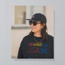 Lade das Bild in den Galerie-Viewer, Active Swiss Design Sweatshirt "World Cup 1994 Deutschland", schwarz, L/XL
