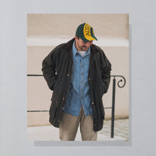 Lade das Bild in den Galerie-Viewer, Kentlin Wachsjacke 90er Made in Britan, braun, XXL
