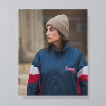 Lade das Bild in den Galerie-Viewer, Starter Trainingsjacke &quot;Atlanta Braves&quot; 90er, blau/rot, L/XL
