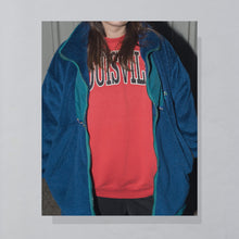 Lade das Bild in den Galerie-Viewer, Fruit of the Loom Sweatshirt &quot;Louisville&quot; 90er Made in the USA, rot, XL/XXL breit

