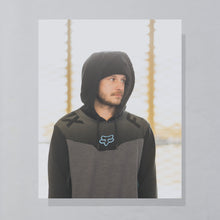 Lade das Bild in den Galerie-Viewer, Fox Hoodie, schwarz/grau, M/L
