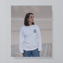 Lade das Bild in den Galerie-Viewer, Cotton Deluxe Longsleeve &quot;Arizona&quot; 90er Single Stitch Made in the USA, weiß, L/XL
