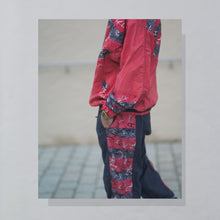 Lade das Bild in den Galerie-Viewer, Reebok Trainingsjacke dünn 90er, grau/rot, L/XL
