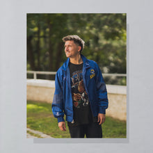 Lade das Bild in den Galerie-Viewer, Logo Athletic Trainingsjacke "Los Angeles Rams Pro Line" 90er, blau, L/XL
