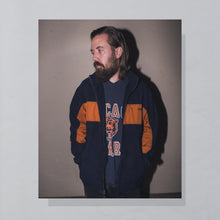 Lade das Bild in den Galerie-Viewer, Chaps by Ralph Lauren Fleecejacke 00er, blau/orange, L/XL
