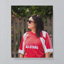 Lade das Bild in den Galerie-Viewer, Adidas Trikot "Vintage Allstars" 80er Made in Slovenia, rot, L/XL
