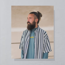 Lade das Bild in den Galerie-Viewer, Tarique Shirt Company Hemd 90er, blau/weiß, XL
