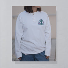 Lade das Bild in den Galerie-Viewer, Cotton Deluxe Longsleeve &quot;Arizona&quot; 90er Single Stitch Made in the USA, weiß, L/XL
