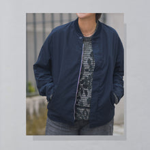 Lade das Bild in den Galerie-Viewer, Nino Jacke dünn 80er/90er, blau, L
