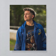 Lade das Bild in den Galerie-Viewer, Logo Athletic Trainingsjacke "Los Angeles Rams Pro Line" 90er, blau, L/XL
