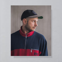 Lade das Bild in den Galerie-Viewer, Hi-Tec Quarter Zip 90er, rot/blau, L
