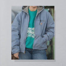 Lade das Bild in den Galerie-Viewer, Hanes Heavyweight Sweatshirt &quot;Austin Healey Club of Oregon&quot; 90er, blau, L

