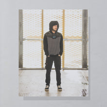 Lade das Bild in den Galerie-Viewer, Fox Hoodie, schwarz/grau, M/L
