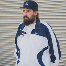 Lade das Bild in den Galerie-Viewer, Nike Trainingsjacke &quot;Cardinals&quot; 90er, blau/weiß, XL/XXL
