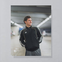 Lade das Bild in den Galerie-Viewer, Adidas Trainingsjacke 2010, schwarz, M/L
