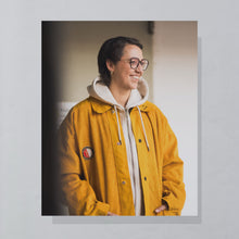 Lade das Bild in den Galerie-Viewer, Karl Kani Zip Hoodie, beige, XL breit
