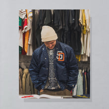 Lade das Bild in den Galerie-Viewer, Starter Jacke "San Diego Padres" 80er/90er Made in the USA, blau, L
