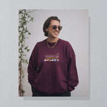 Lade das Bild in den Galerie-Viewer, Lee Cotton Blend Sweatshirt "Touring Car" 1996 Made in the USA, rot, XL

