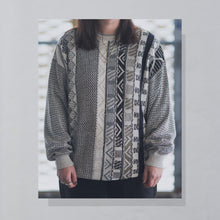 Lade das Bild in den Galerie-Viewer, Bosch Strickpullover 90er Made in Italy, grau, L/XL
