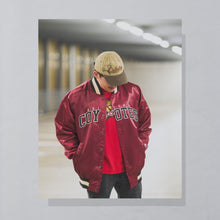 Lade das Bild in den Galerie-Viewer, Starter Satin Bomberjacke &quot;Arizona Coyotes&quot; 00er, rot, L/XL
