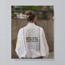 Lade das Bild in den Galerie-Viewer, Adidas Sweatshirt dünn &quot;München/Stockholm Olympia&quot; 80er, weiß, XL/XXL (tagged XL)
