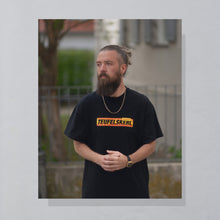 Lade das Bild in den Galerie-Viewer, Fruit of the Loom T-Shirt &quot;Pirelli Teufelskerl&quot; 00er, schwarz, XXL
