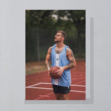 Lade das Bild in den Galerie-Viewer, Nike Wendetrikot &quot;Jordan&quot; 90er, weiß/blau, XL
