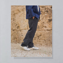 Lade das Bild in den Galerie-Viewer, Anzughose 70er/80er, grau/blau, 36/30
