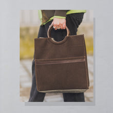 Lade das Bild in den Galerie-Viewer, Handtasche &quot;opti zipper&quot; 80er, braun
