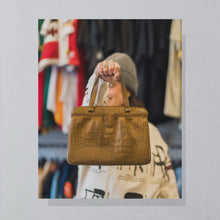 Lade das Bild in den Galerie-Viewer, Carlo Colucci Strickpullover "Saloon Furniture" 80er Made in West Germany, beige, L/XL
