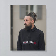 Lade das Bild in den Galerie-Viewer, Tommy Hilfiger Poloshirt 00er, schwarz, L schmal

